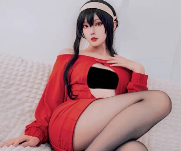 Natsuko_夏夏子《约尔红毛衣》：红衣如火，温暖如你！