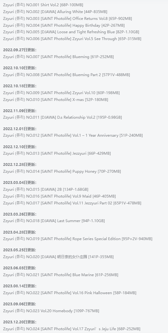 %title插图%numZzyuri小姐姐作品全集：清纯与性感的完美结合！