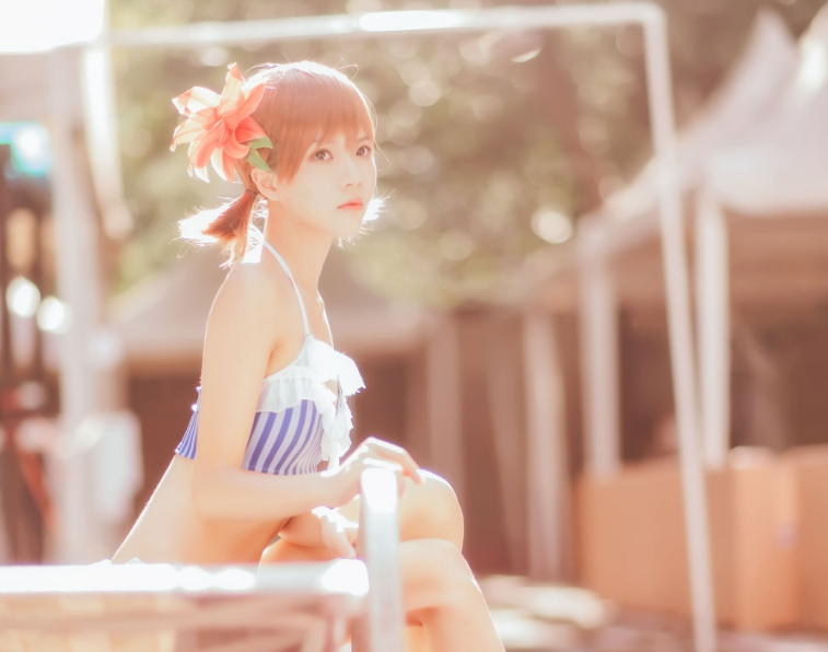 %title插图%num桜桃喵的“炮姐”Cosplay——运动与魅力并存的完美呈现