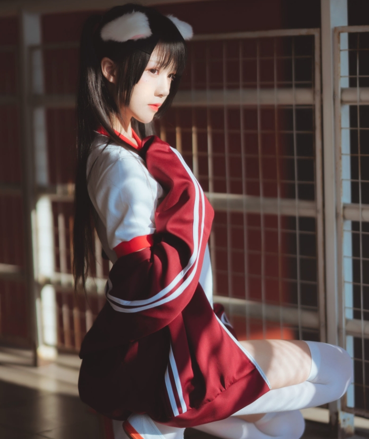 %title插图%num桜桃喵《红色体操服》——青春与活力的完美呈现 %title插图%num桜桃喵《红色体操服》——青春与活力的完美呈现