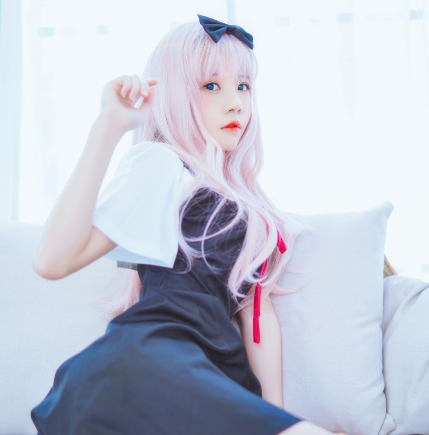 %title插图%num桜桃喵《藤原千花》——甜美与俏皮的完美融合